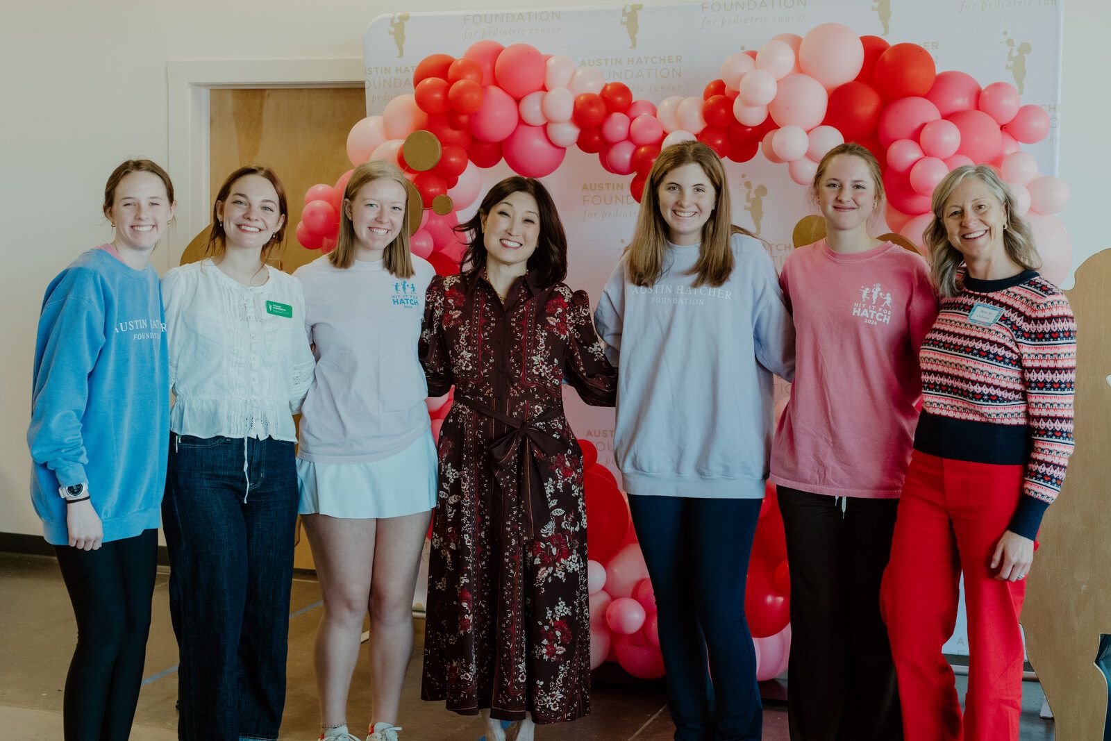 Mahj For A Cause team with Austin Hatcher Foundation